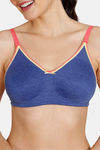 Zivame Desi Kitsch Double Layered Non Wired 3/4th Coverage Backless Bra - Sodalite Blue — thumbnail 5